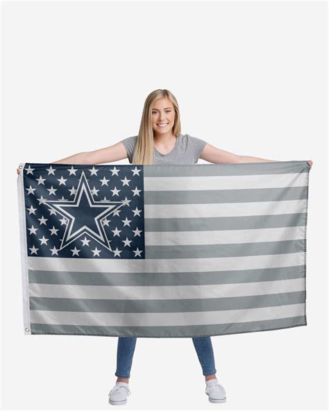 Dallas Cowboys American Stars Horizontal Flag FOCO