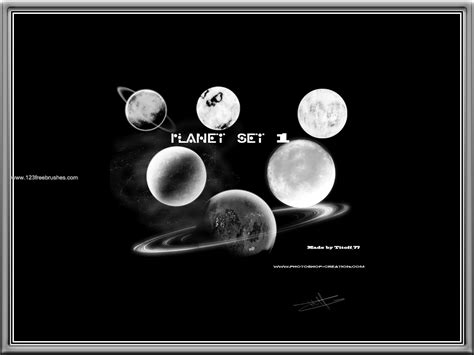 Planet 11 | Brushes Of Photoshop | 123Freebrushes