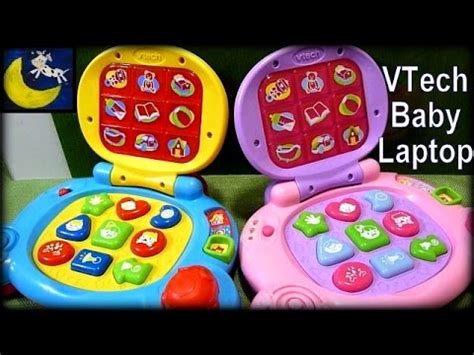 Review: VTech Baby's Learning Laptop, Pink - Sounds, Music & Shapes for Babies - YouTube