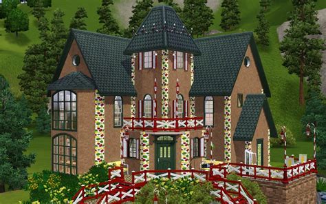 Mod The Sims - Gingerbread House - NO CC