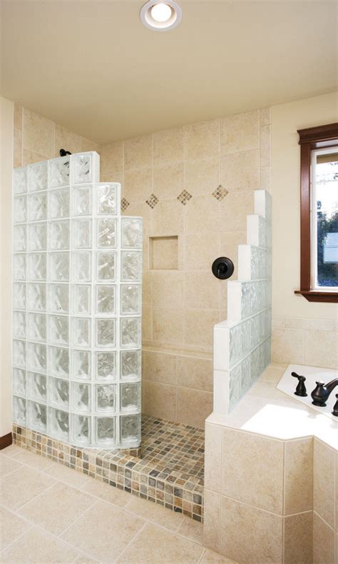 Glass Block Shower Wall & Walk in Designs: Nationwide Supply & Columbus & Cleveland, Ohio ...