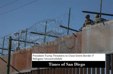 Caravan - San Diego News Station Says Pedestrian Border Crossing Now ...