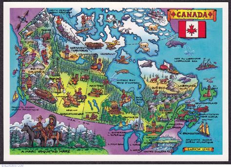 A MARI USQUE AD MARE, Overall country - Canada - Postcard - 328