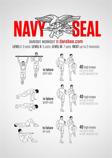 Navy SEAL Workout | Military workout, Superhero workout, Navy seal workout