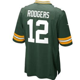 Green Bay Packers #12 Aaron Rodgers Home Game Jersey at the Packers Pro ...