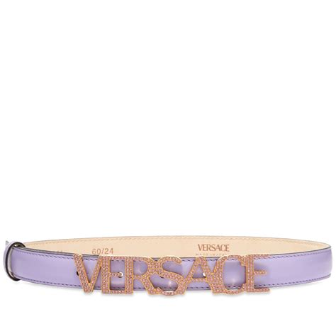 Versace Logo Belt Lilac | END. (US)