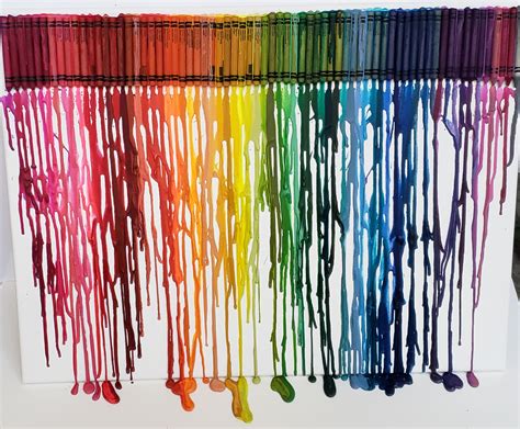 DIY Melted Crayon Art