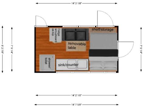 Mini Bus Conversion Floor Plans | Viewfloor.co