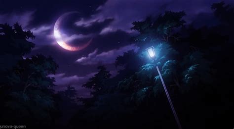 Good Night | Sky gif, Dark anime, Nature gif