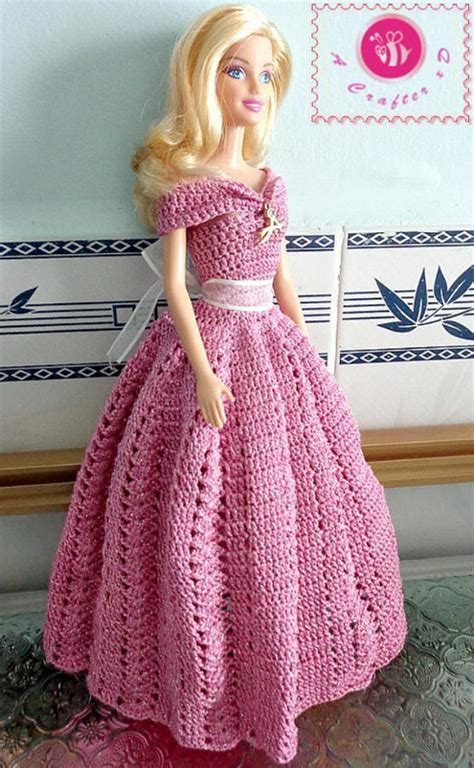 Free Crochet Barbie Doll Clothes Patterns Make A Whole Wardrobe Of ...