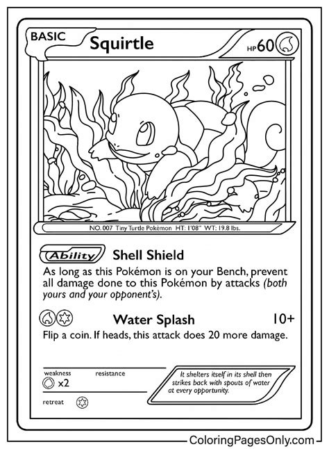 22 Pokemon Card Coloring Pages - ColoringPagesOnly.com