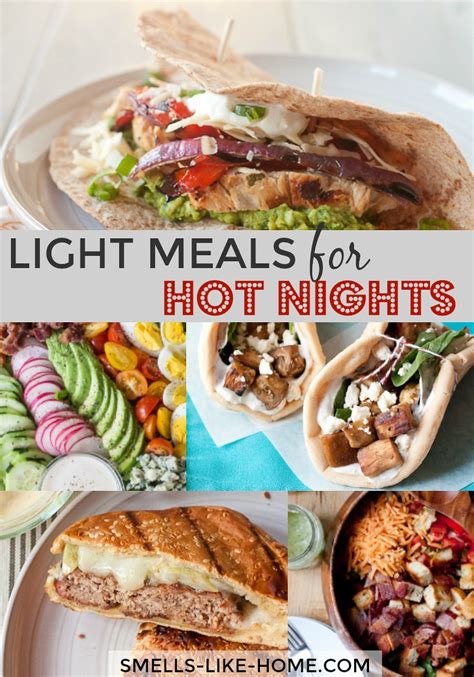 More Light Meals for Hot Nights! - Smells Like Home