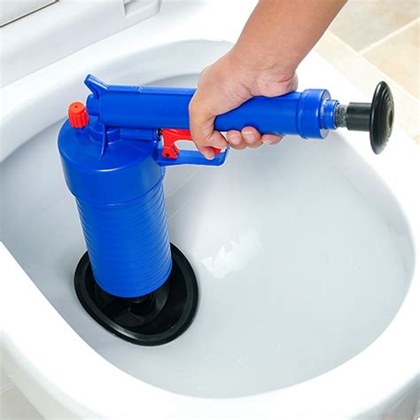 Toilet Plunger Drain Blaster Cleaner Gun Air Drain Pump High Pressure Manual Sink Plunger Opener ...