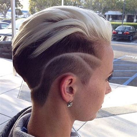 17 Best ideas about Shaved Head Designs on Pinterest | Shaved hair designs, Girl mohawk and ...