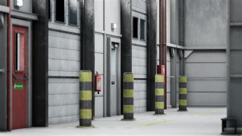 Modular Warehouse Interior in Environments - UE Marketplace