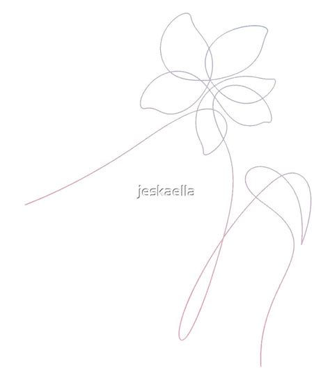 "BTS // Love Yourself: Her - E Flower" by jeskaella | Redbubble