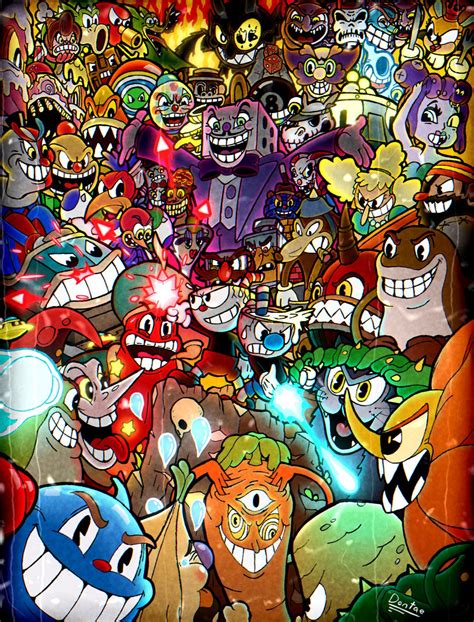 Cuphead | Coloring stickers, Colorful art, Art