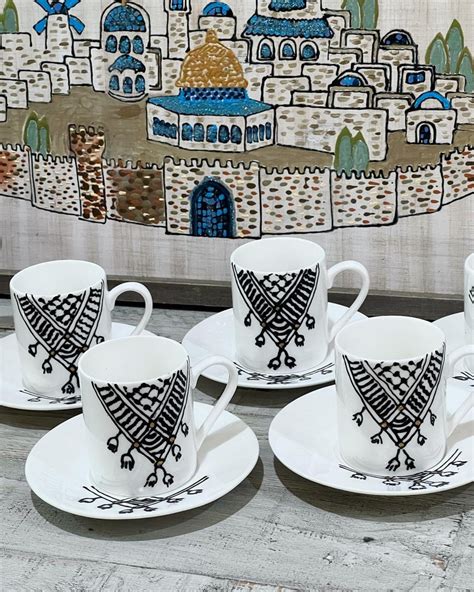 Kuffia Turkish Coffee Cups Set Set of 6 Cups Coffee Cups - Etsy