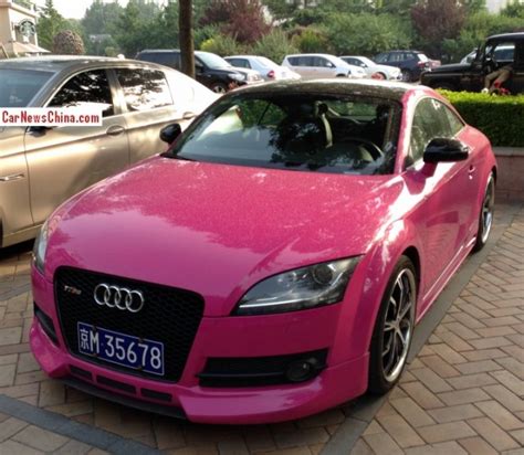 Audi TT RS is Pink in China - CarNewsChina.com
