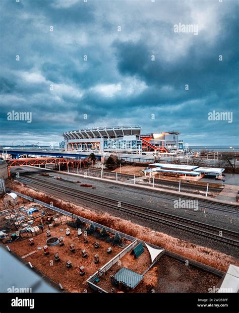 Cleveland Browns Stadium Stock Photo - Alamy