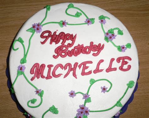 CakeStar: Happy Birthday Michelle