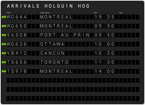 Holguin Frank País Airport [HOG] Arrivals & Flight Schedules