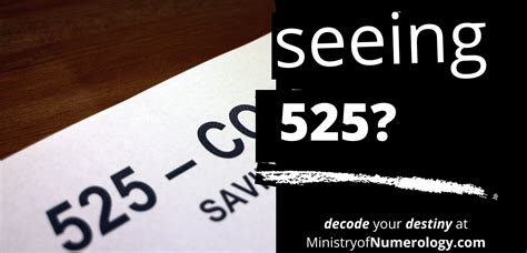 525 Angel Number: Meaning, Significance & Symbolism | Ministry Of Numerology - By Johanna Aúgusta