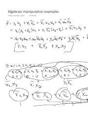 Algebraic manipulation examples.pdf - Algebraic manipulation examples Friday, June 26, 2020 10: ...