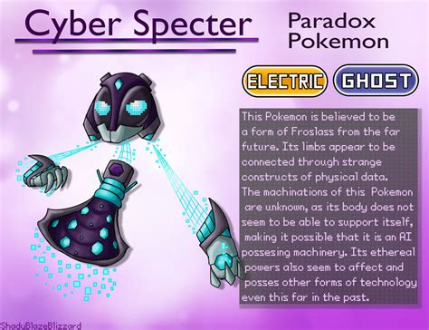 Paradox Pokemon: Cyber Specter by ShadyBlazeBlizzard on DeviantArt