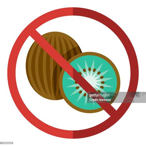 Kiwi Allergy Icon On Transparent Background High-Res Vector Graphic - Getty Images