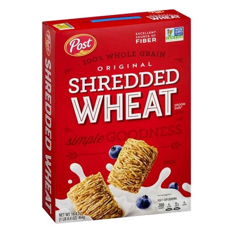 Post Original Shredded Wheat Cereal (16.4 oz) - Instacart