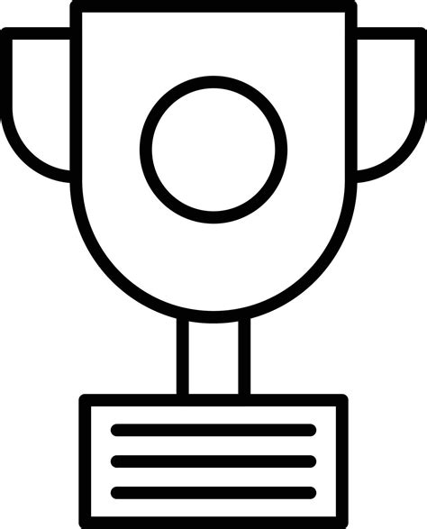 Trophy Outline Icon 9242249 Vector Art at Vecteezy