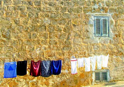 Mediterranean Washing Day Free Stock Photo - Public Domain Pictures