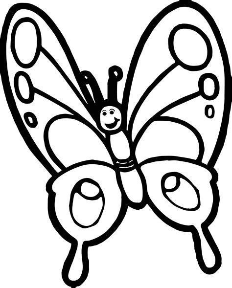 Cartoon Butterfly Coloring Pages at GetDrawings | Free download