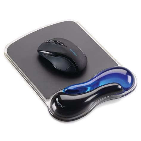 Kensington Duo Gel Mouse Pad with Wrist Rest - Blue (K62401AM) | Wrist rest, Mouse wrist rest ...