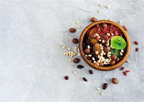 Dried fruits and nuts 5076076 Stock Photo at Vecteezy