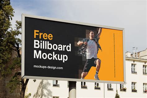 Free Urban Street Billboard Mockup PSD - PsFiles