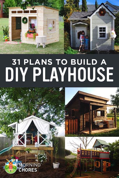 31 Free DIY Playhouse Plans to Build for Your Kids' Secret Hideaway