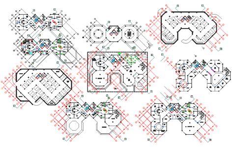 Environmental research center building of Indonesia plan dwg file - Cadbull