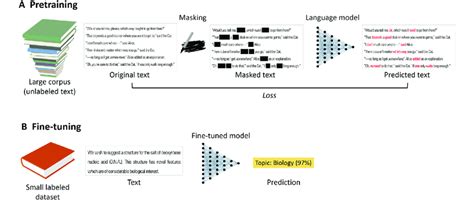 Language models (A) Language models are trained on self-supervised ...