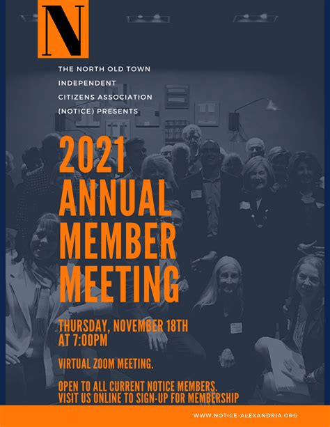 The 2021 Annual Member Meeting — NOTICe