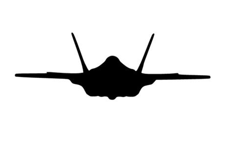 F 35 Silhouette at GetDrawings | Free download