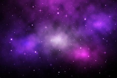 galaxy background with falling star, Vector space galaxy illustration ...