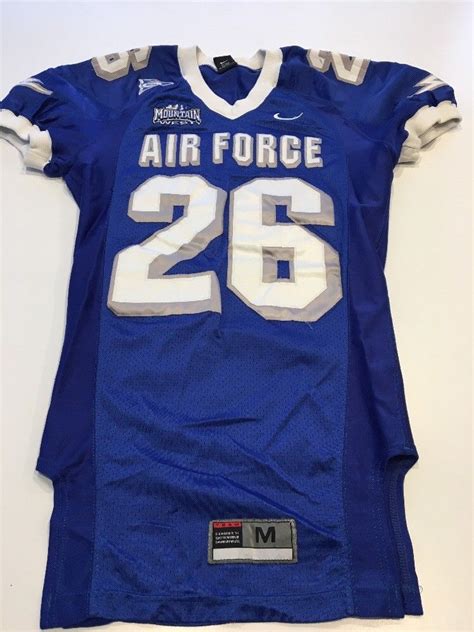 Game Worn Used Nike Air Force Falcons Football Jersey Size Medium #26 – D1Jerseys