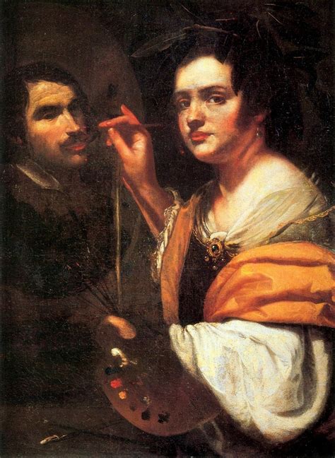 A Woman Painting a Man by Artemisia Gentileschi | USEUM