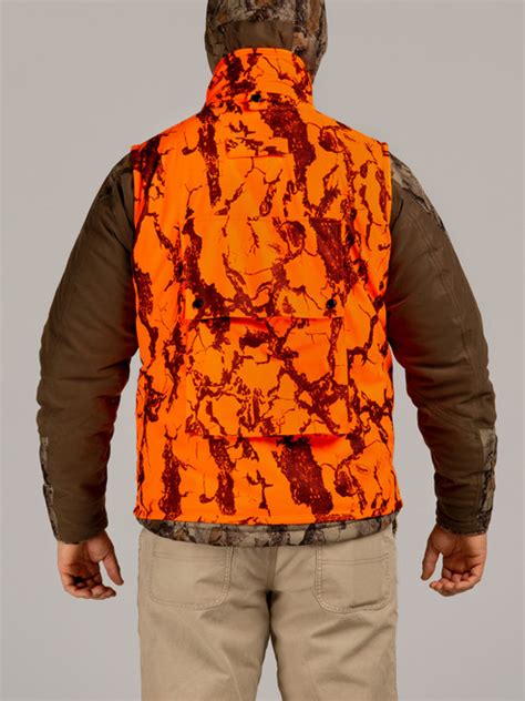 Orange Camo Vest | Blaze Orange Camo Vest | Natural Gear