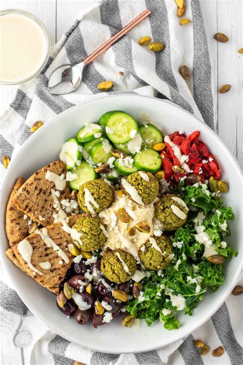 Mediterranean Baked Falafel Bowl Recipe - Chisel & Fork