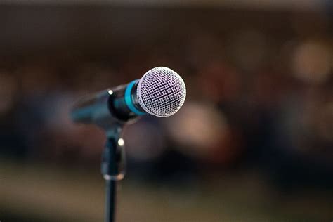 HD wallpaper: public speaking, mic, microphone, stage, speech, speaker ...