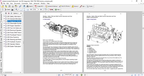 John Deere 7600, 7700, 7800 Tractor Technical Manual (Diagnostic And Test)