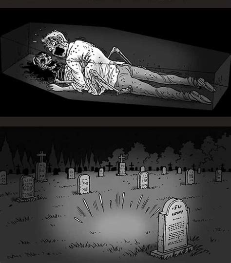 Artist creates 7 horror comics without saying a single word and they're ...